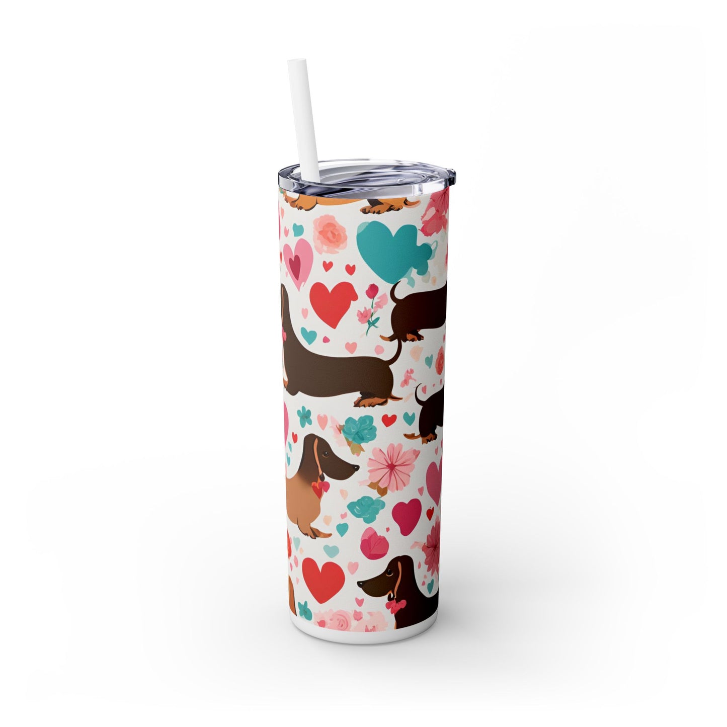 Skinny Tumbler - Dachshund Dog Lover Valentine Gift