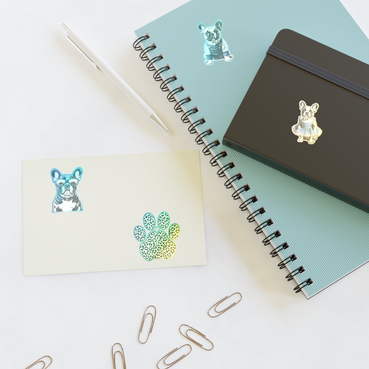 French Bulldog Sticker Sheets for the frenchie lover