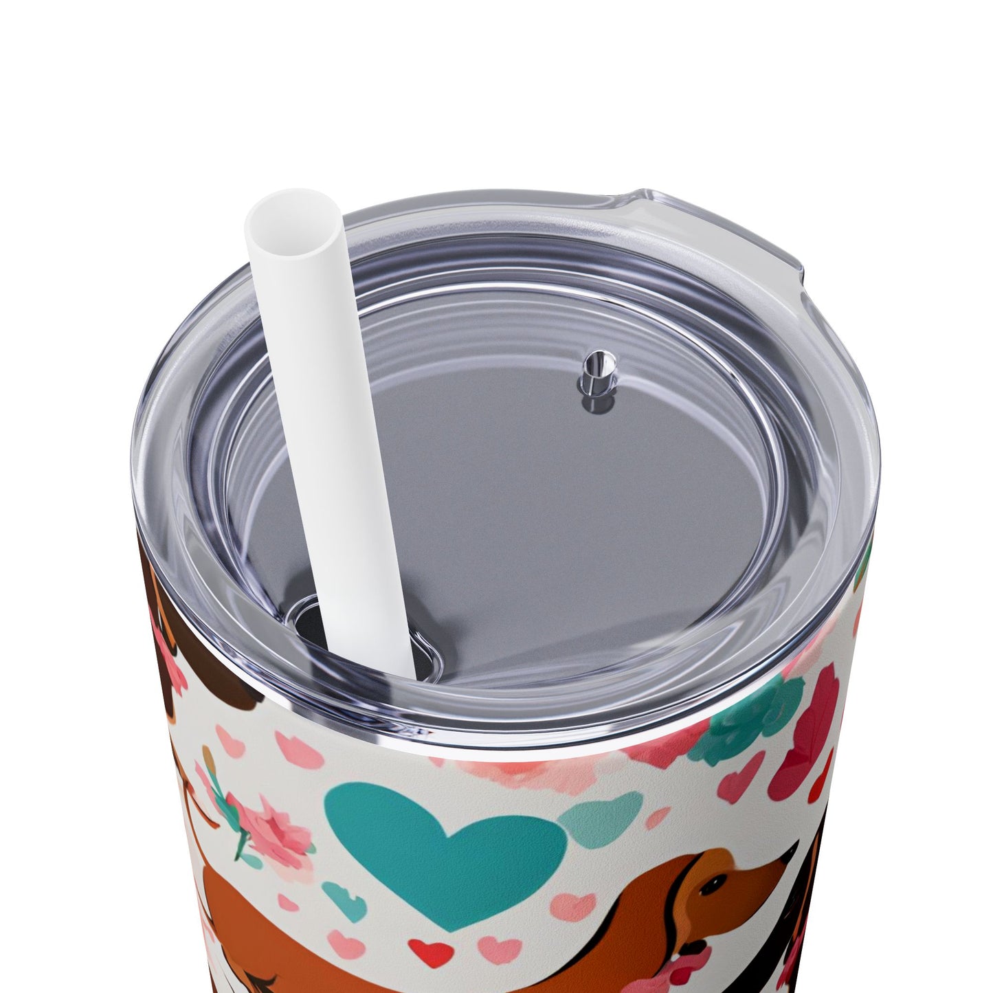 Skinny Tumbler - Dachshund Dog Lover Valentine Gift