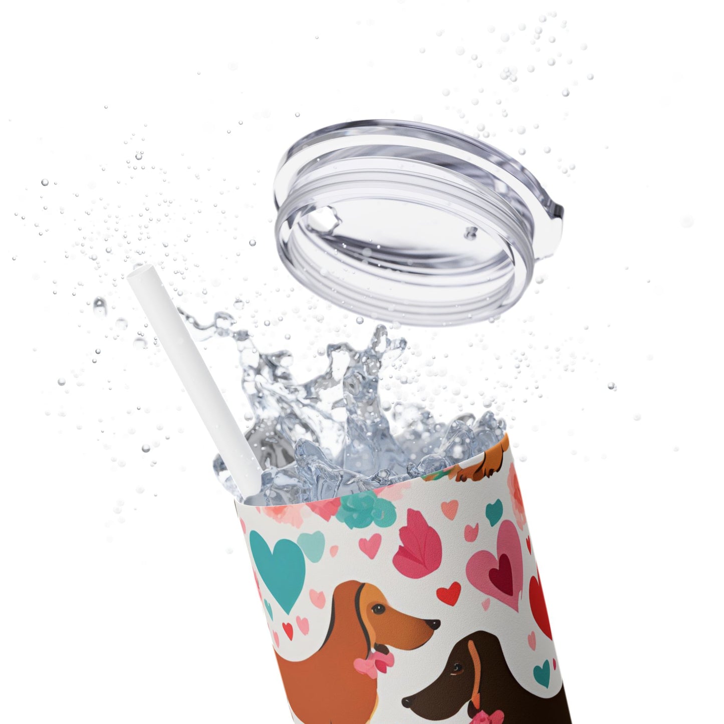 Skinny Tumbler - Dachshund Dog Lover Valentine Gift