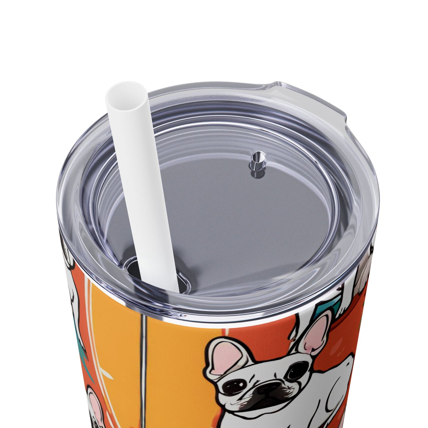 Tumbler French Bulldog Lover Gift for Beach Vibes