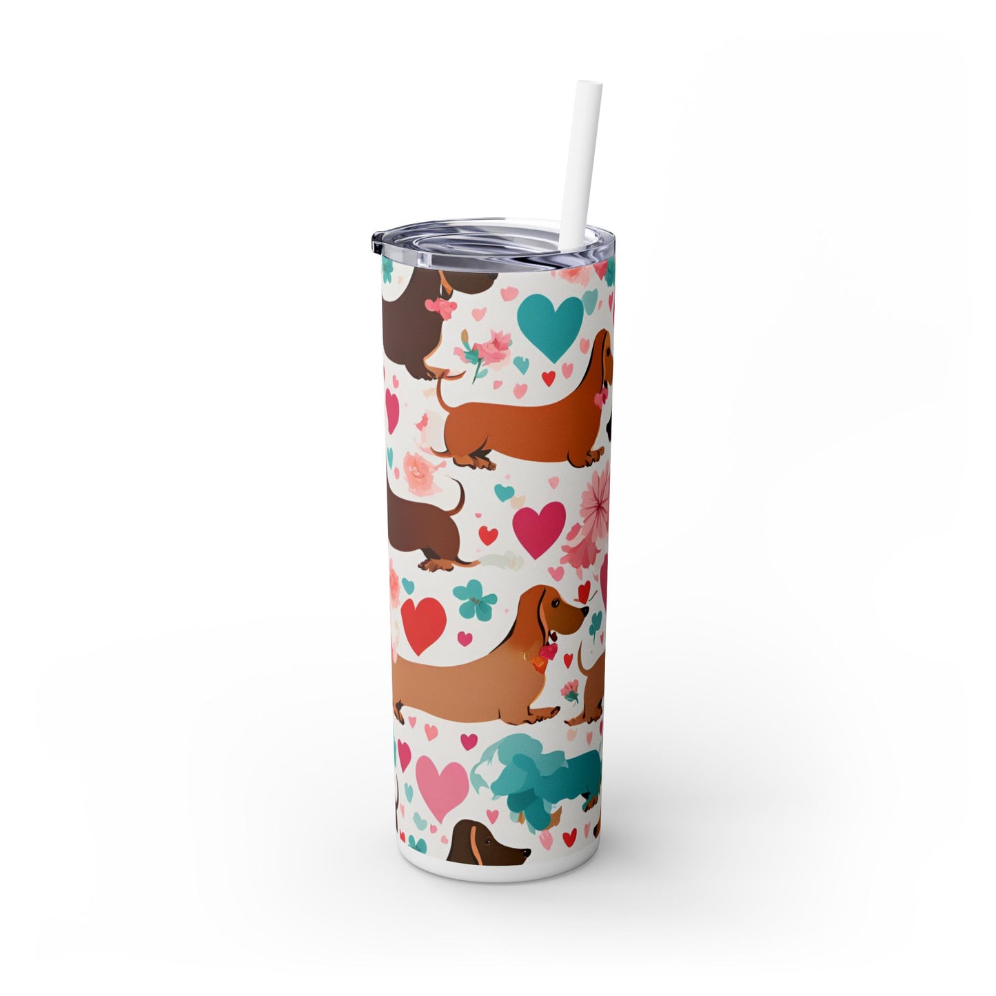 Skinny Tumbler - Dachshund Dog Lover Valentine Gift