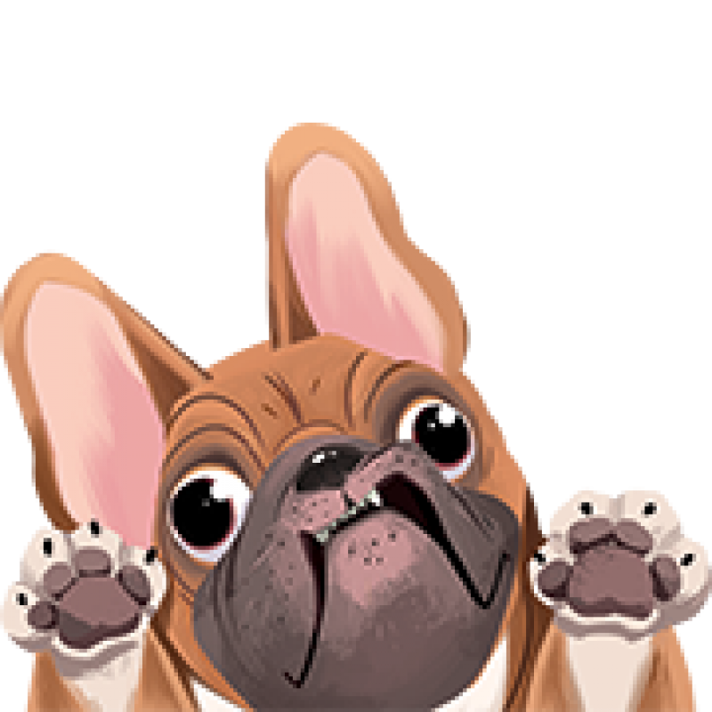 French Bulldog Mini Decal