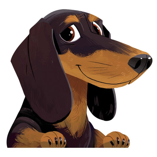 Dachshund Car Sticker Decal