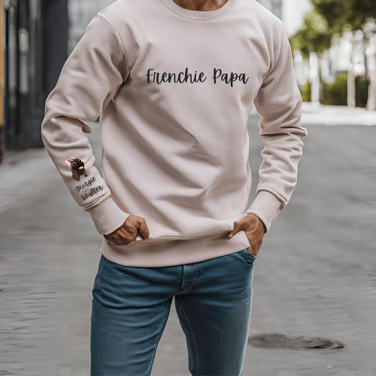 Customizable Dog Dad Sweatshirt French Bulldog Lover