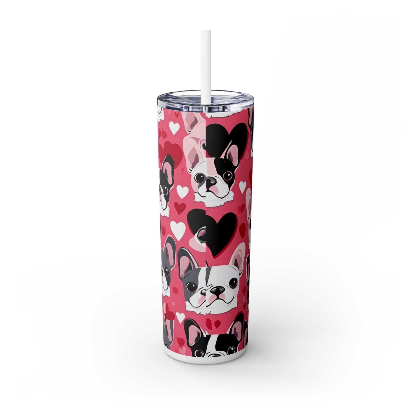 French Bulldog Lover Skinny Tumbler Valentine Gift