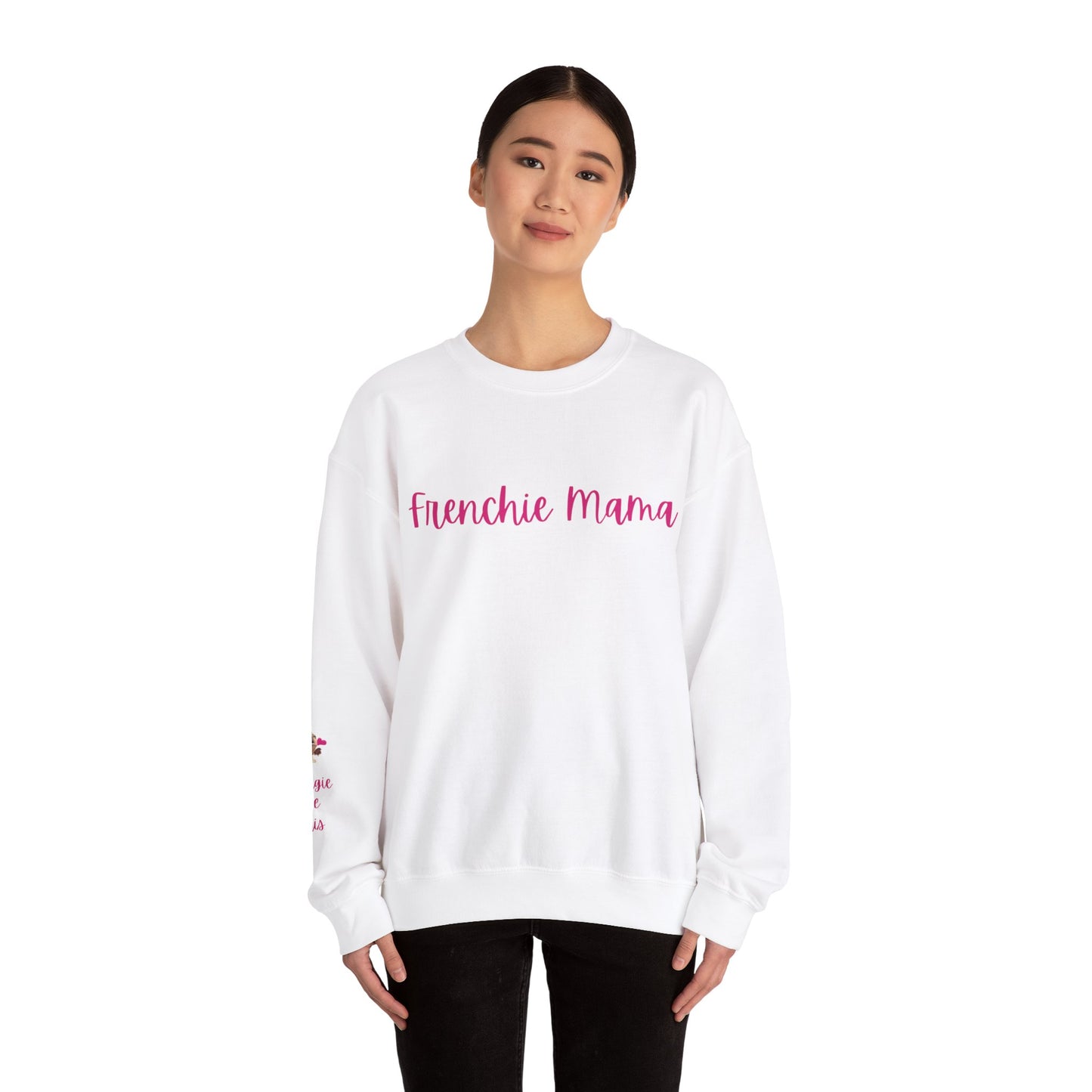 Frenchie Mama Sweatshirt Customizable - French Bulldog Lover