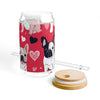 Sipper Glass French Bulldog Lover - Valentine's Day Gift